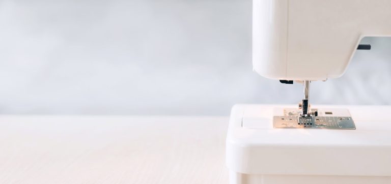 Sewing Machine on Table